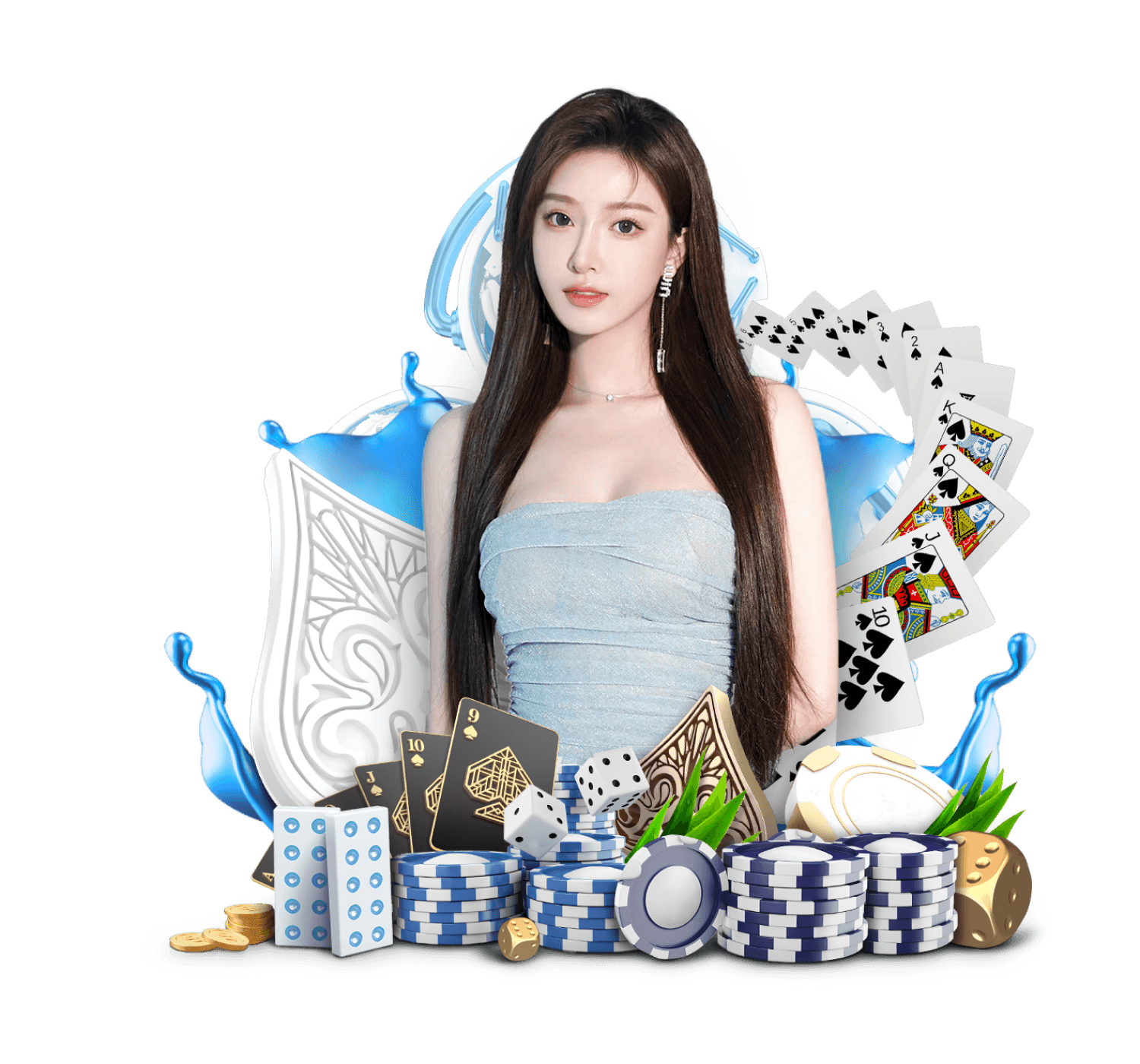 pointgo live-dealer studio with multiple HD camera feeds and professional lighting for blackjack and roulette tables